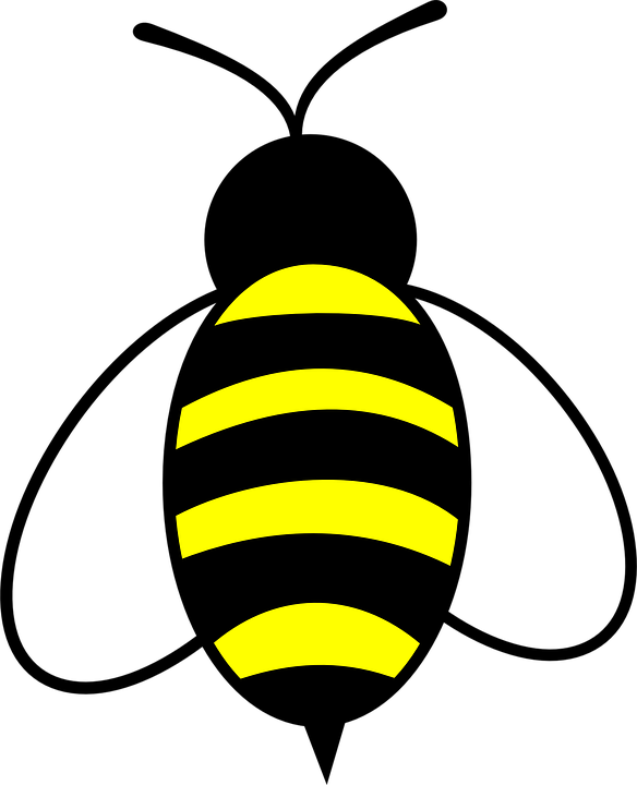 clipart free bee