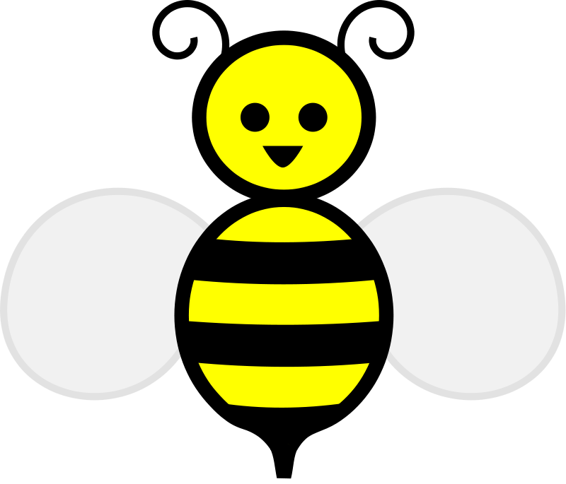 clipart bee transparent background