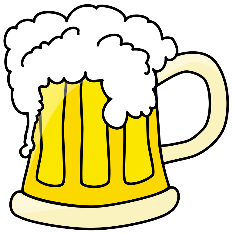 clipart cup beer