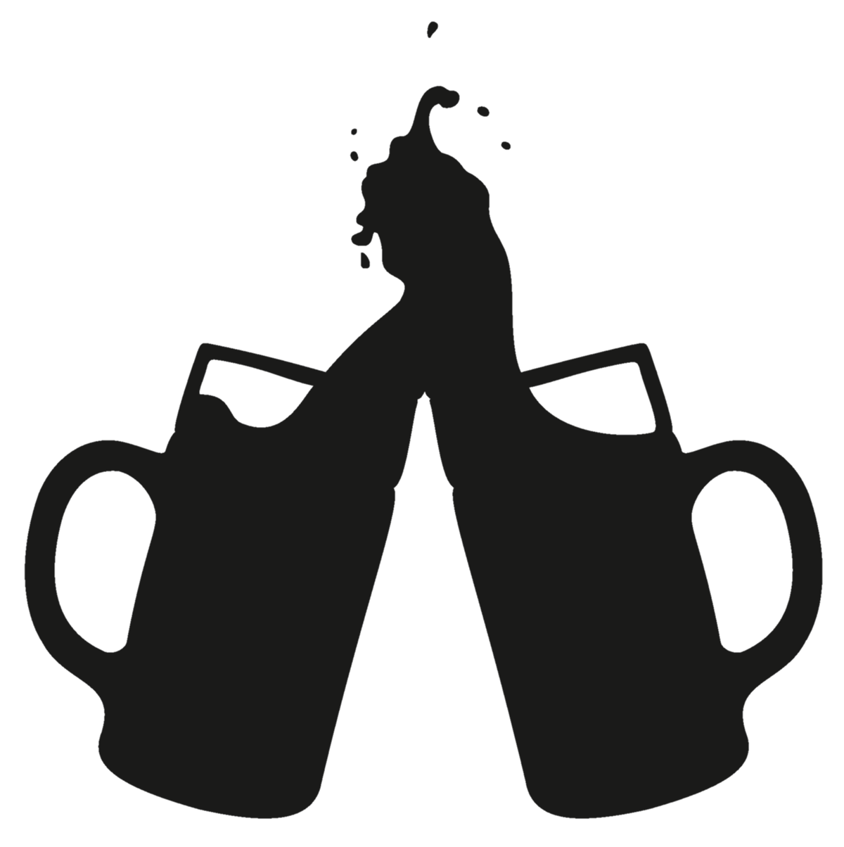 cups clipart silhouette