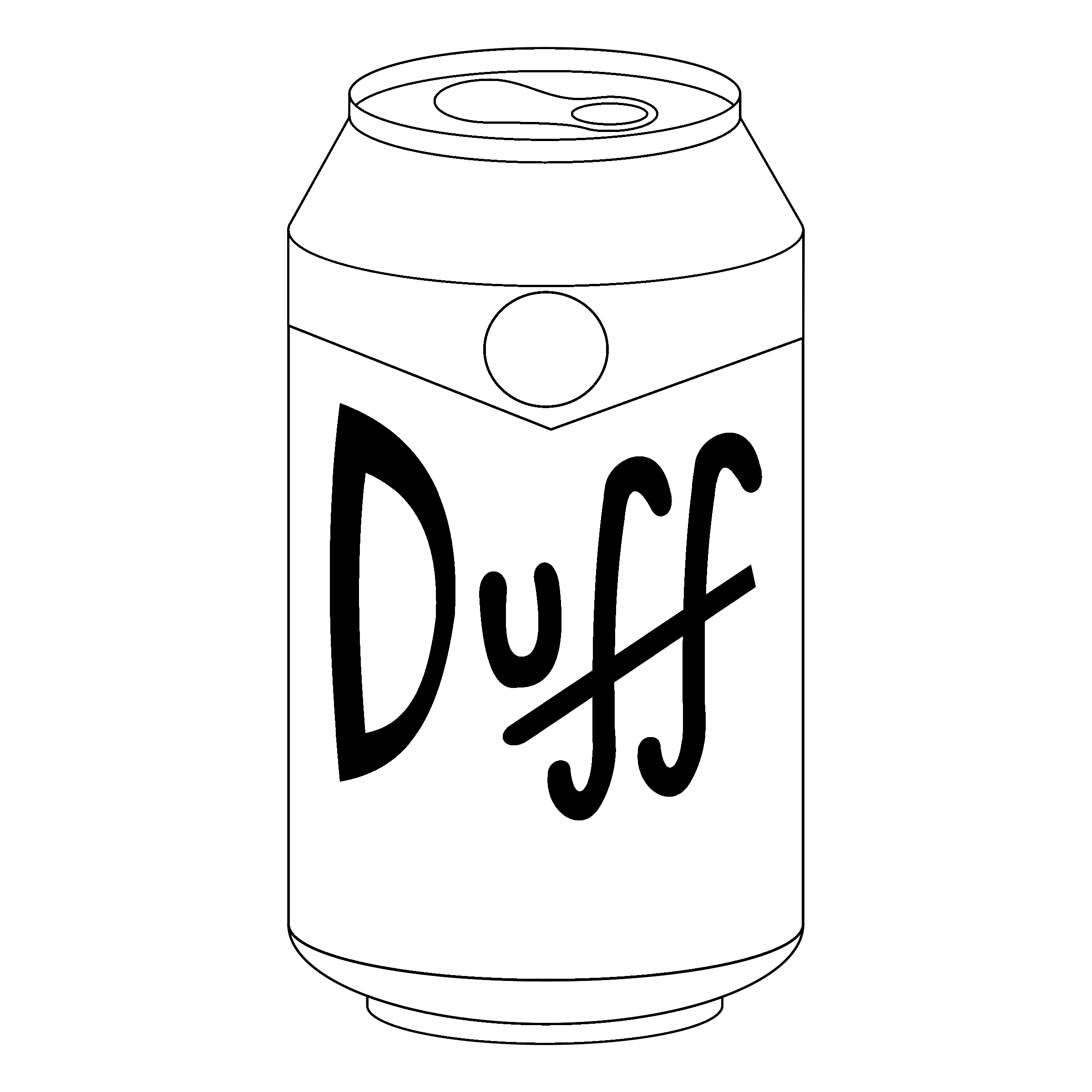 clipart beer black and white