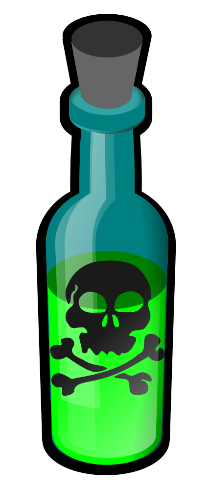 poison clipart wine bottle