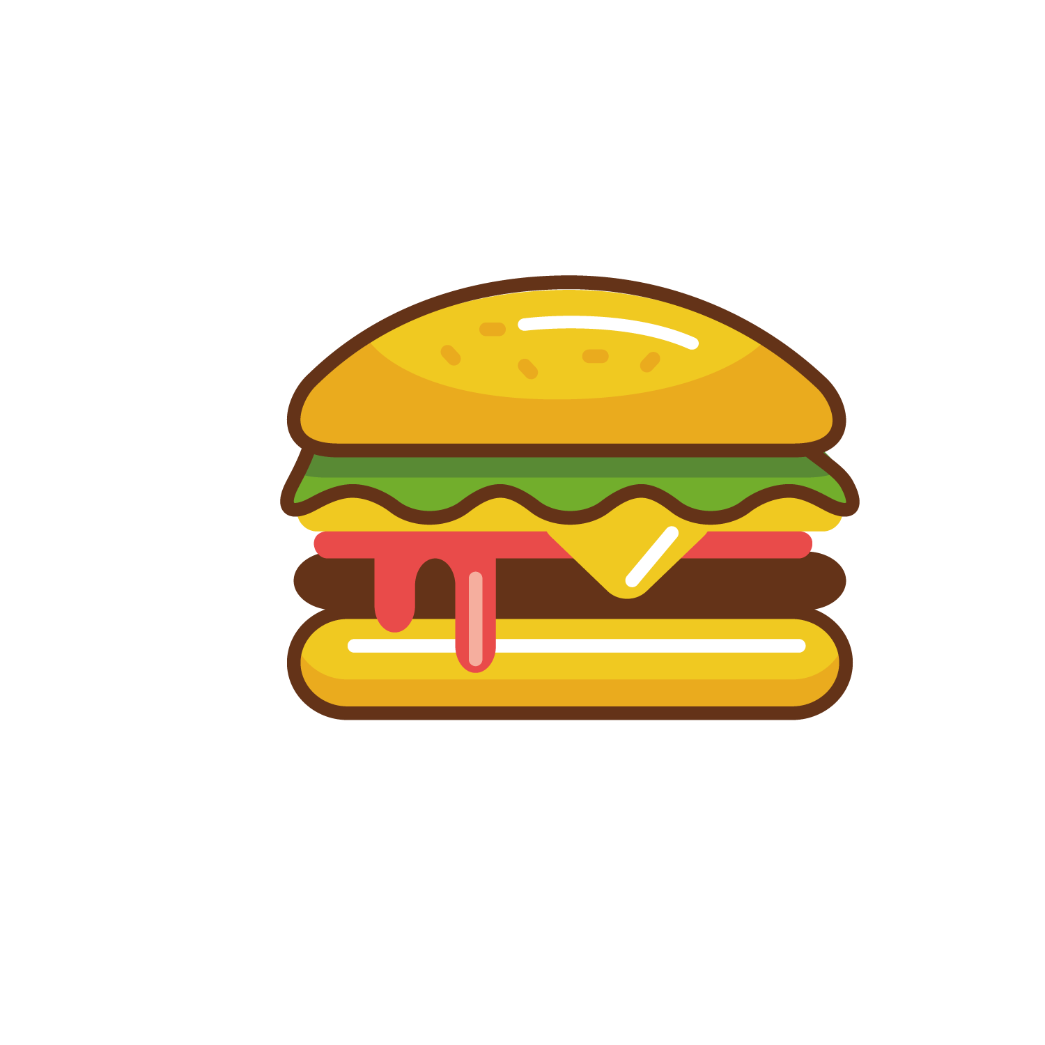 Clipart food hamburger. Fast cheeseburger clip art