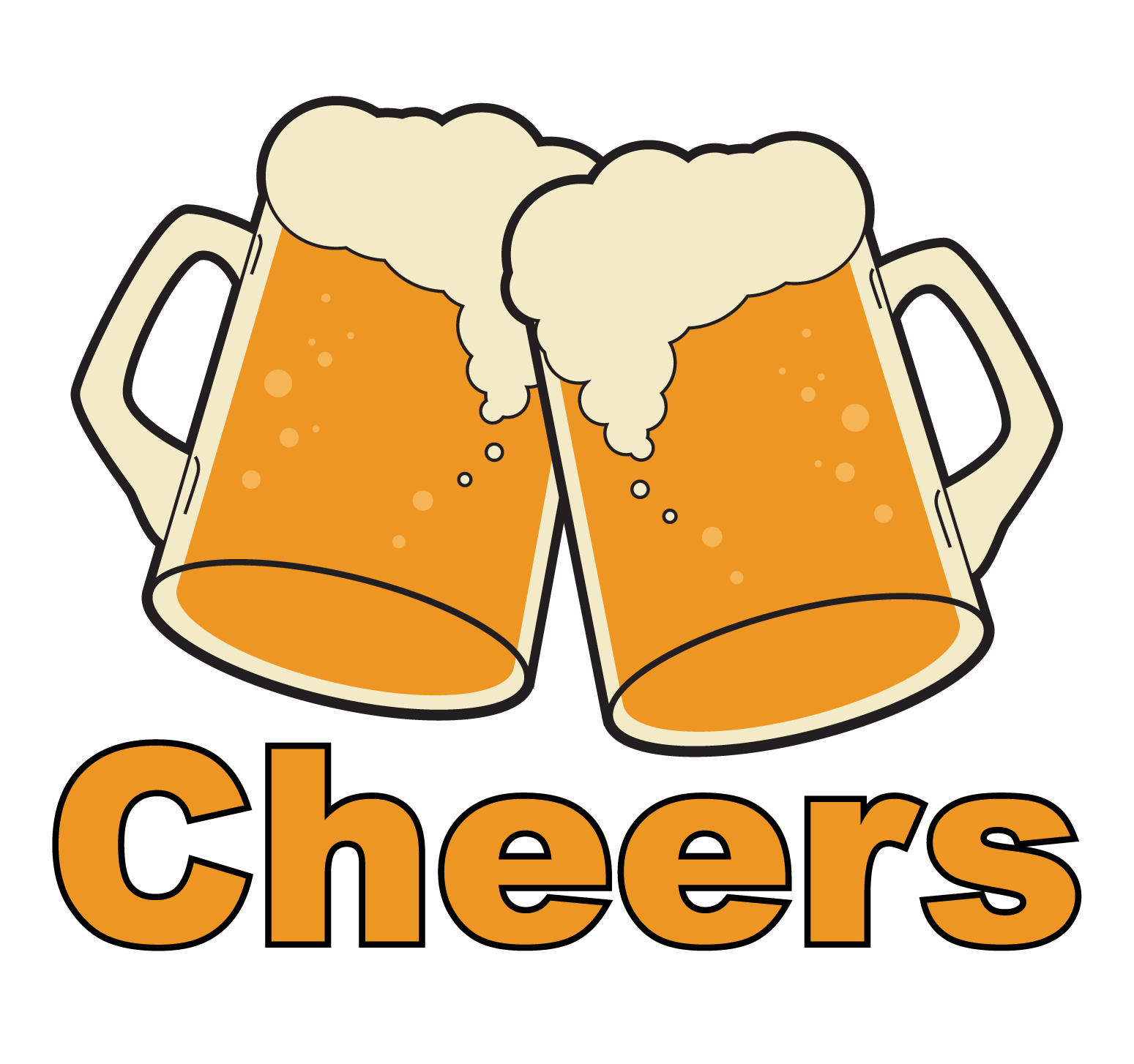 clipart beer clink