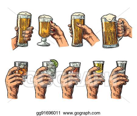 clipart beer drinking shot