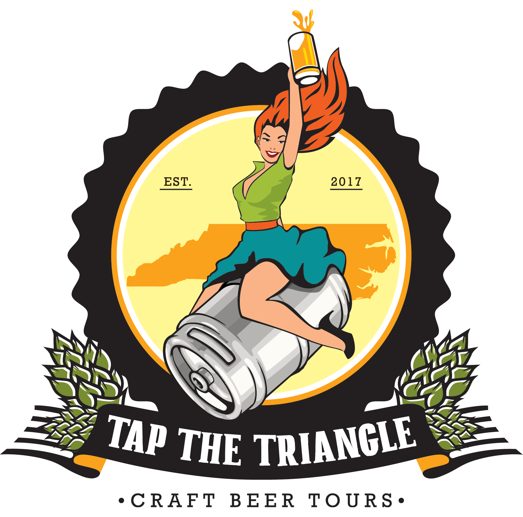 Tap the triangle craft. Drinking clipart draft beer