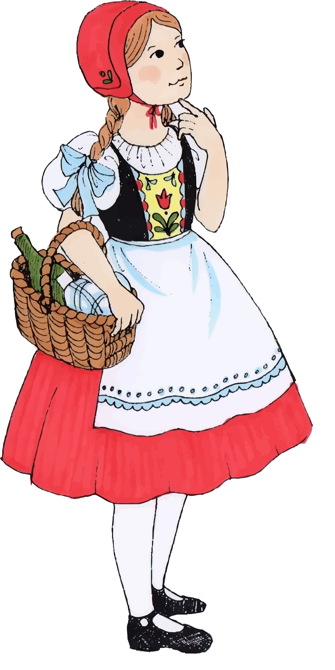 clipart beer maid
