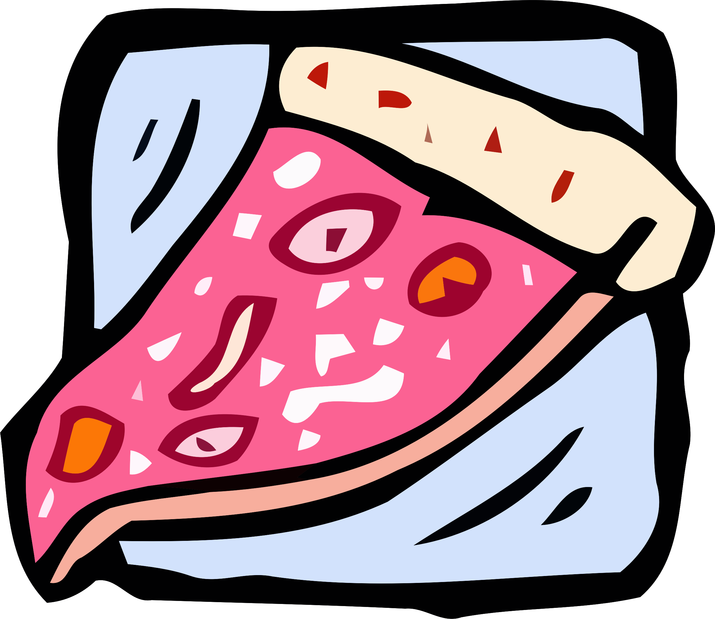 Food and drink icon. People clipart pizza