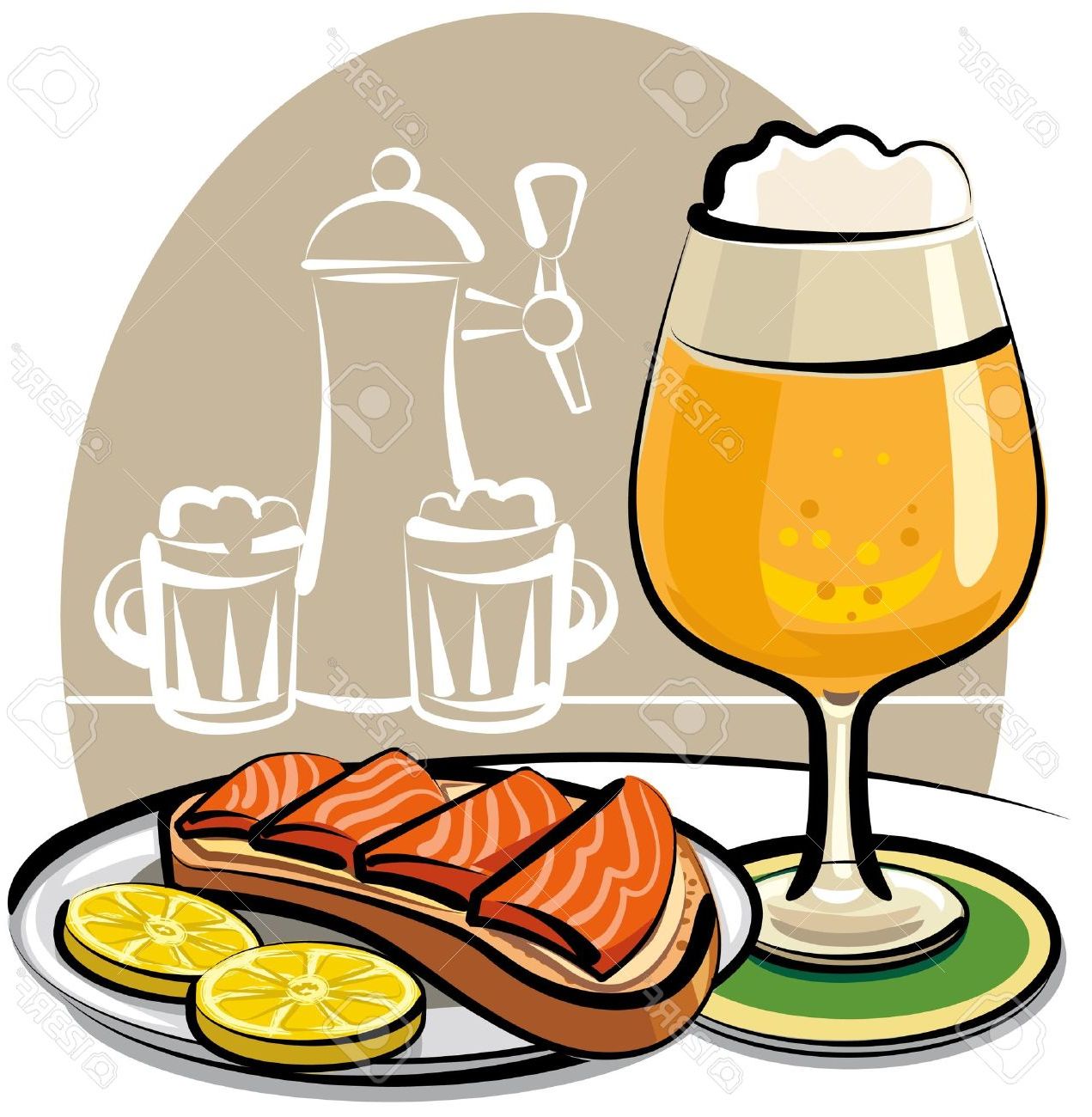 clipart beer pub lunch