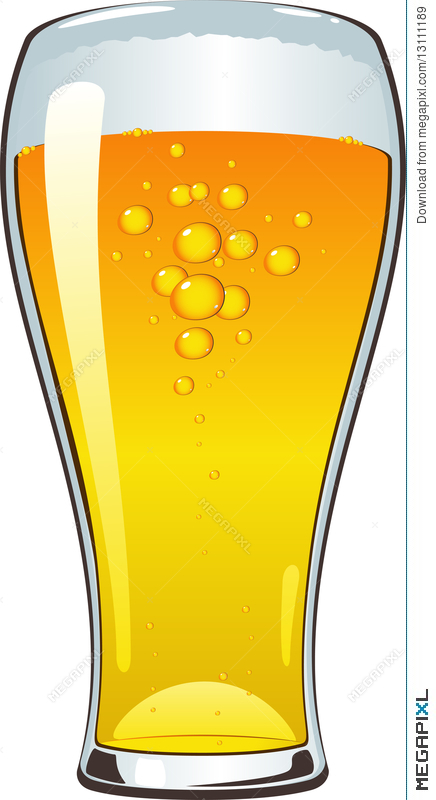 clipart beer tall glass