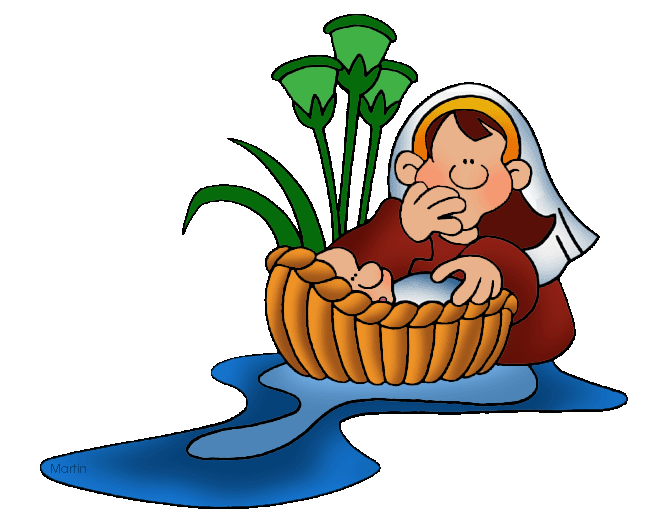 Decorations for bible study. Moses clipart twice