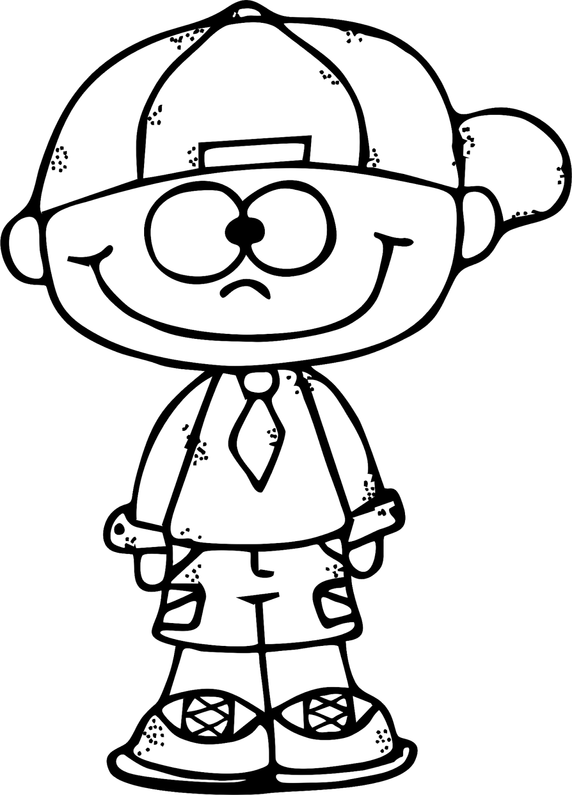 Boy bw png e. Ladder clipart colouring