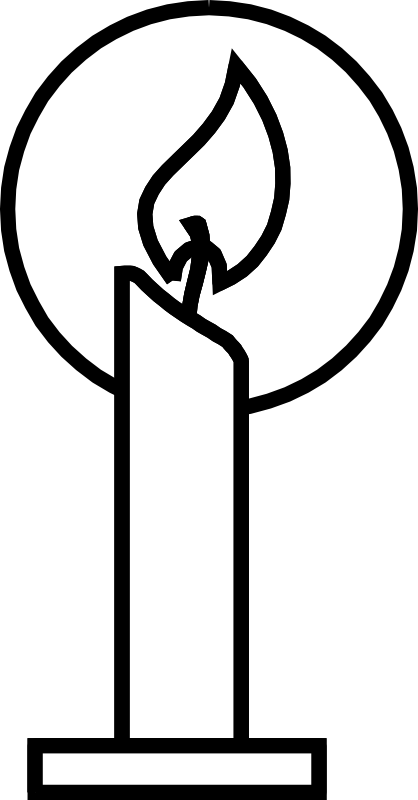 clipart cross candle