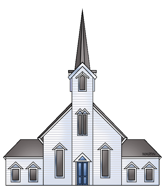 clipart church protestant church