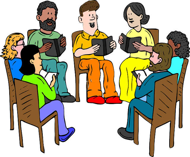 Discussion clipart group norm. Should christians meet together