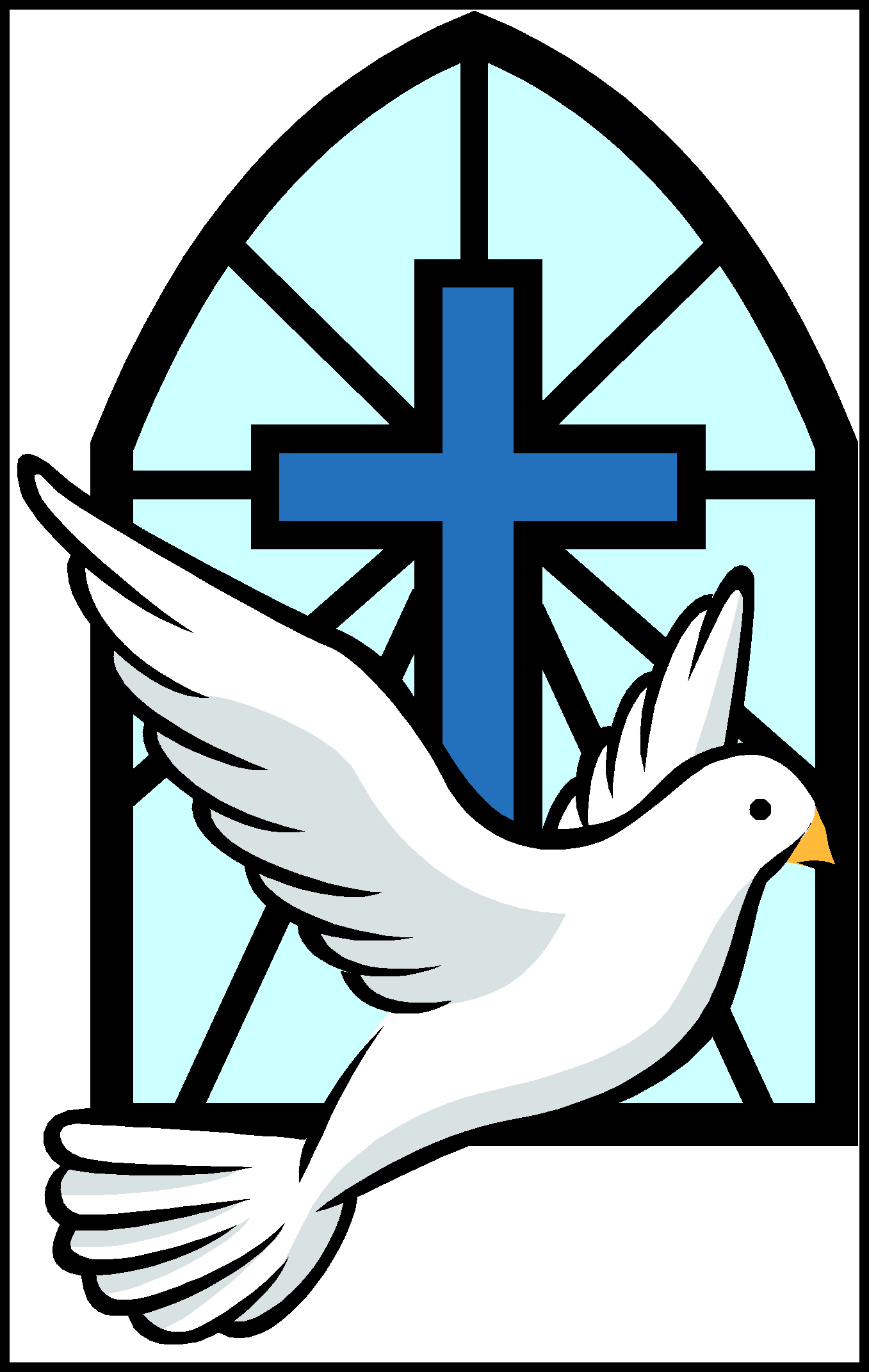 peace clipart dove cross