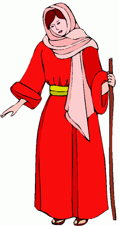 clipart bible lady