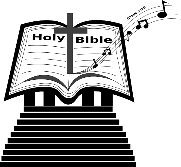 Music clip art at. White clipart bible