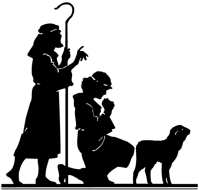 clipart bible silhouette
