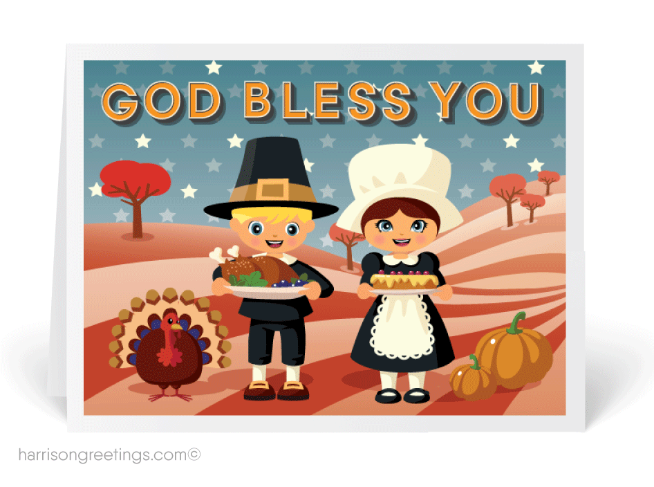 Postcard clipart holiday card. Religious thanksgiving cards harrison