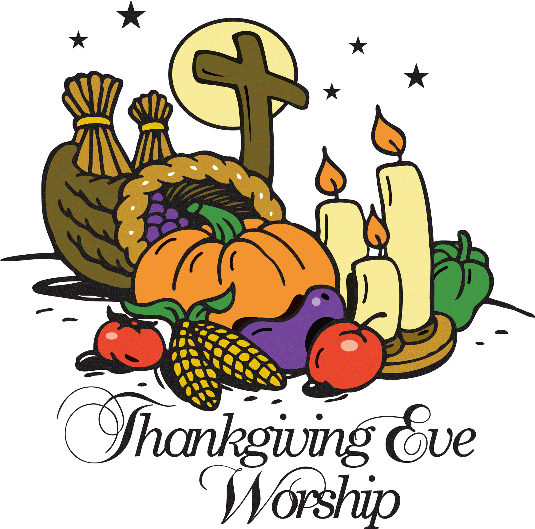 clipart thanksgiving gathering