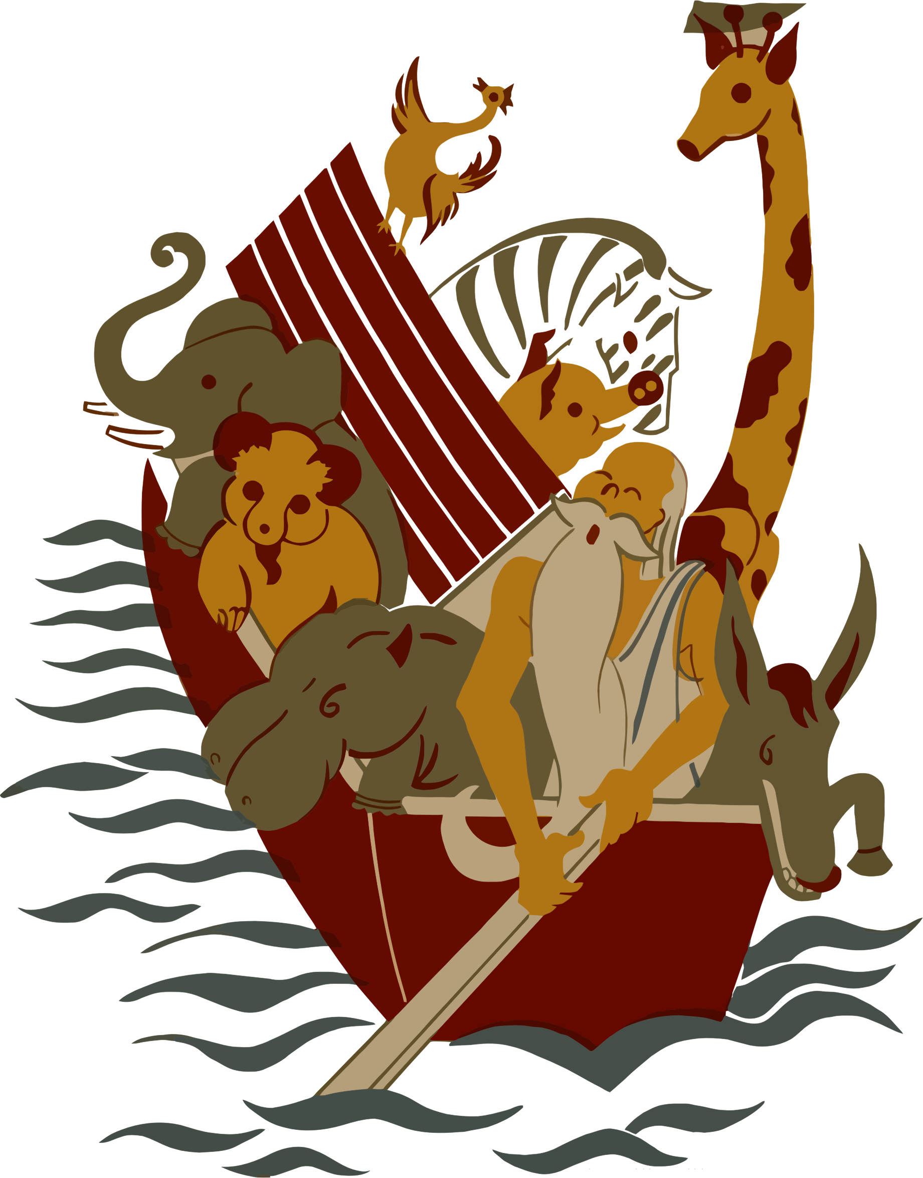 Clipart bible vintage. Noah illustration big image