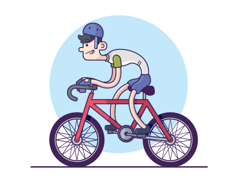 Cycling animation