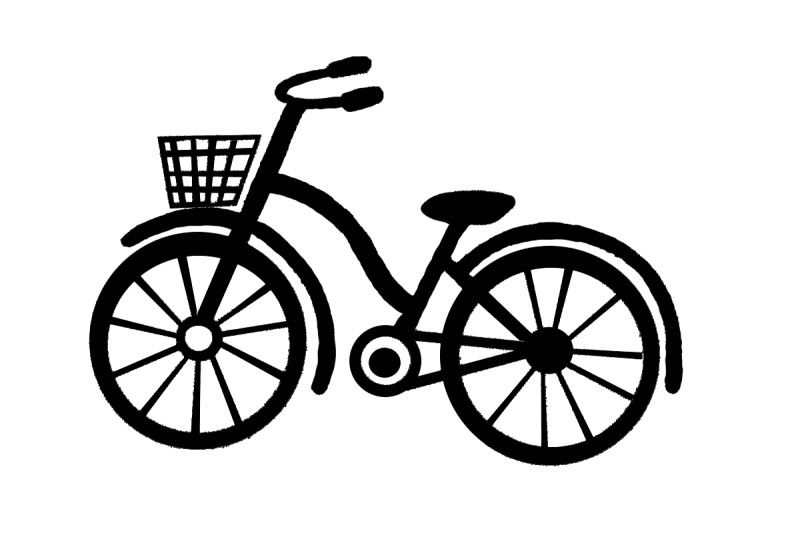 clipart bicycle b word