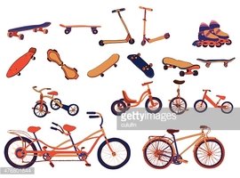 clipart bicycle bike scooter