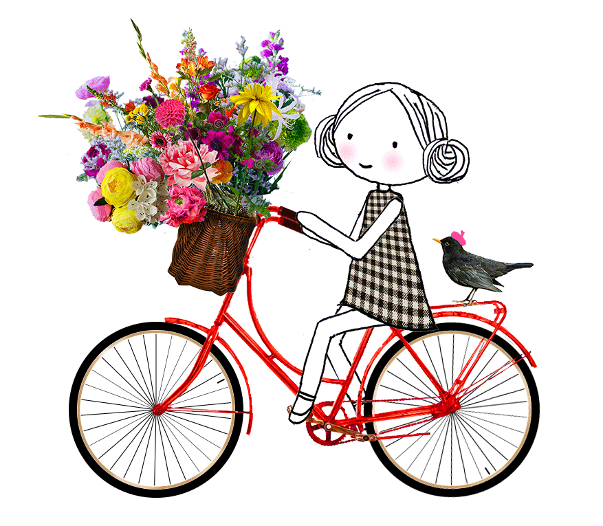 clipart bicycle colorful