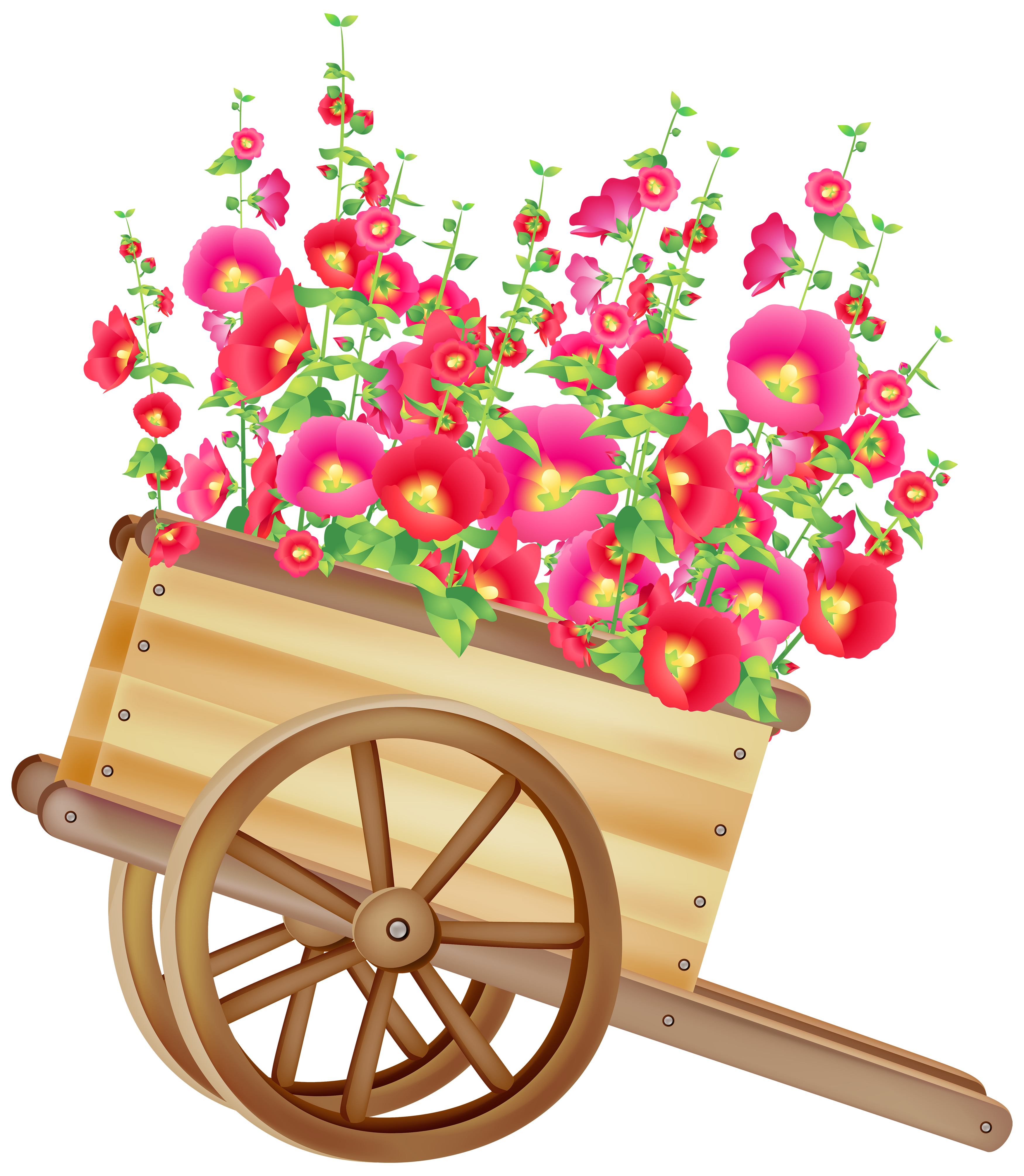 Flower clip art png.  collection of wheelbarrow