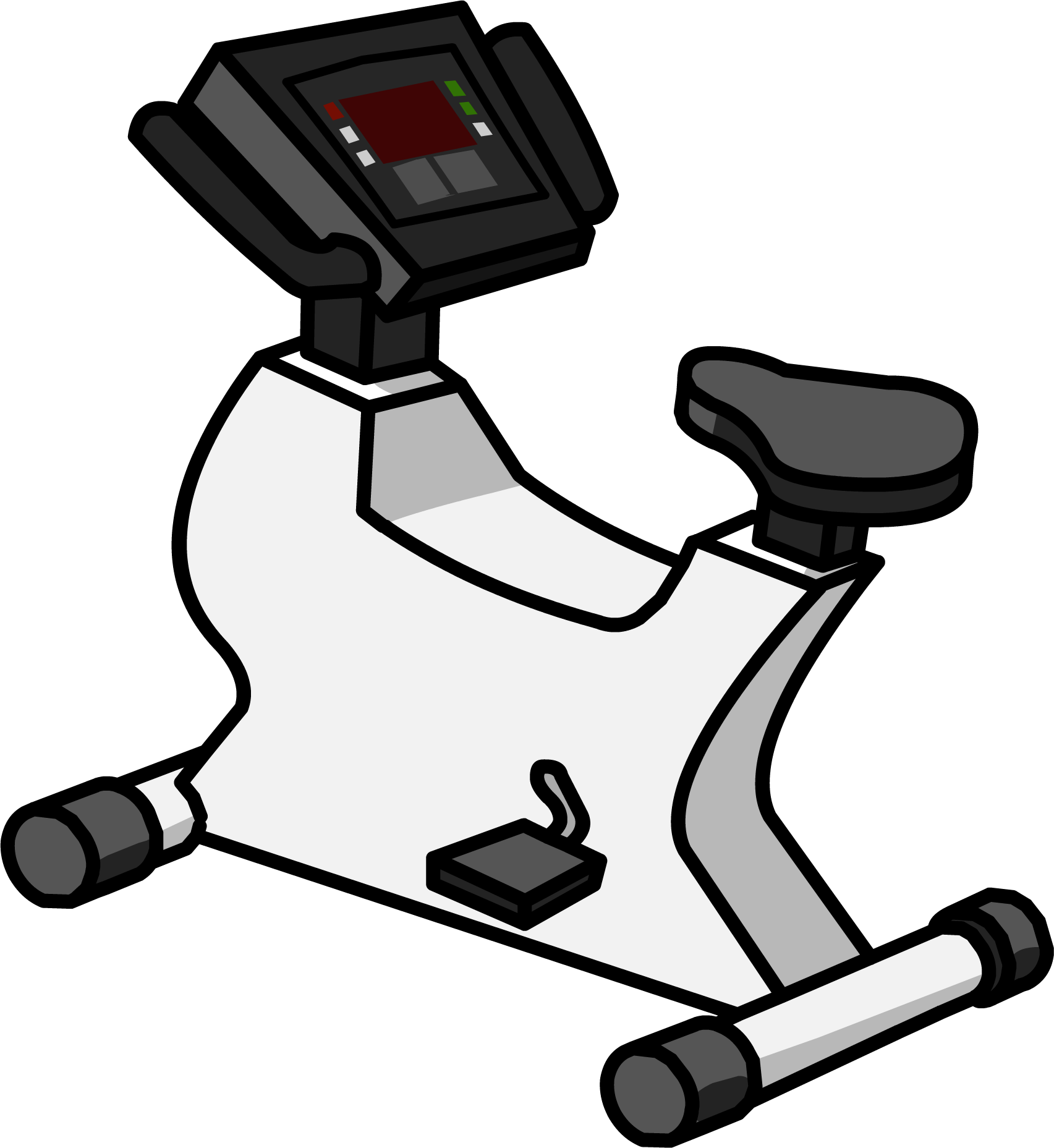 Exercise clipart stationary bike. Image png club penguin