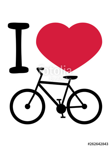 Clipart bicycle love. I herz liebe fahrrad
