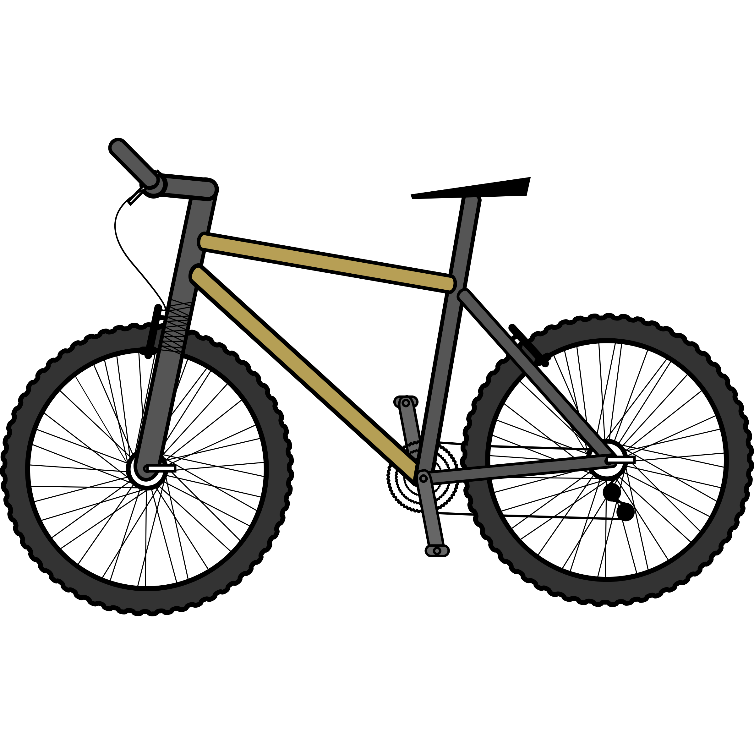 clipart bicycle mountain bike