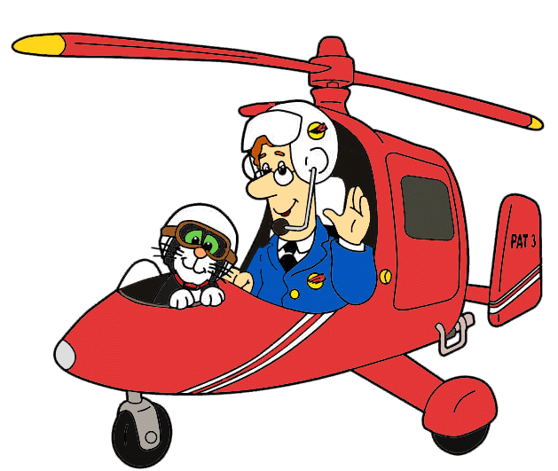 postman pat helikopter