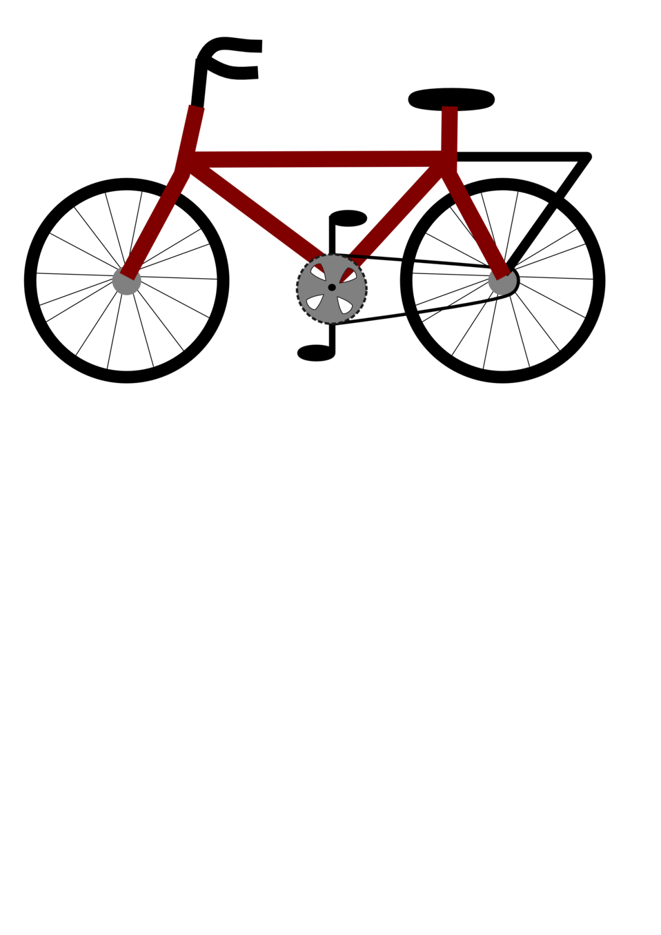 clipart bicycle public domain