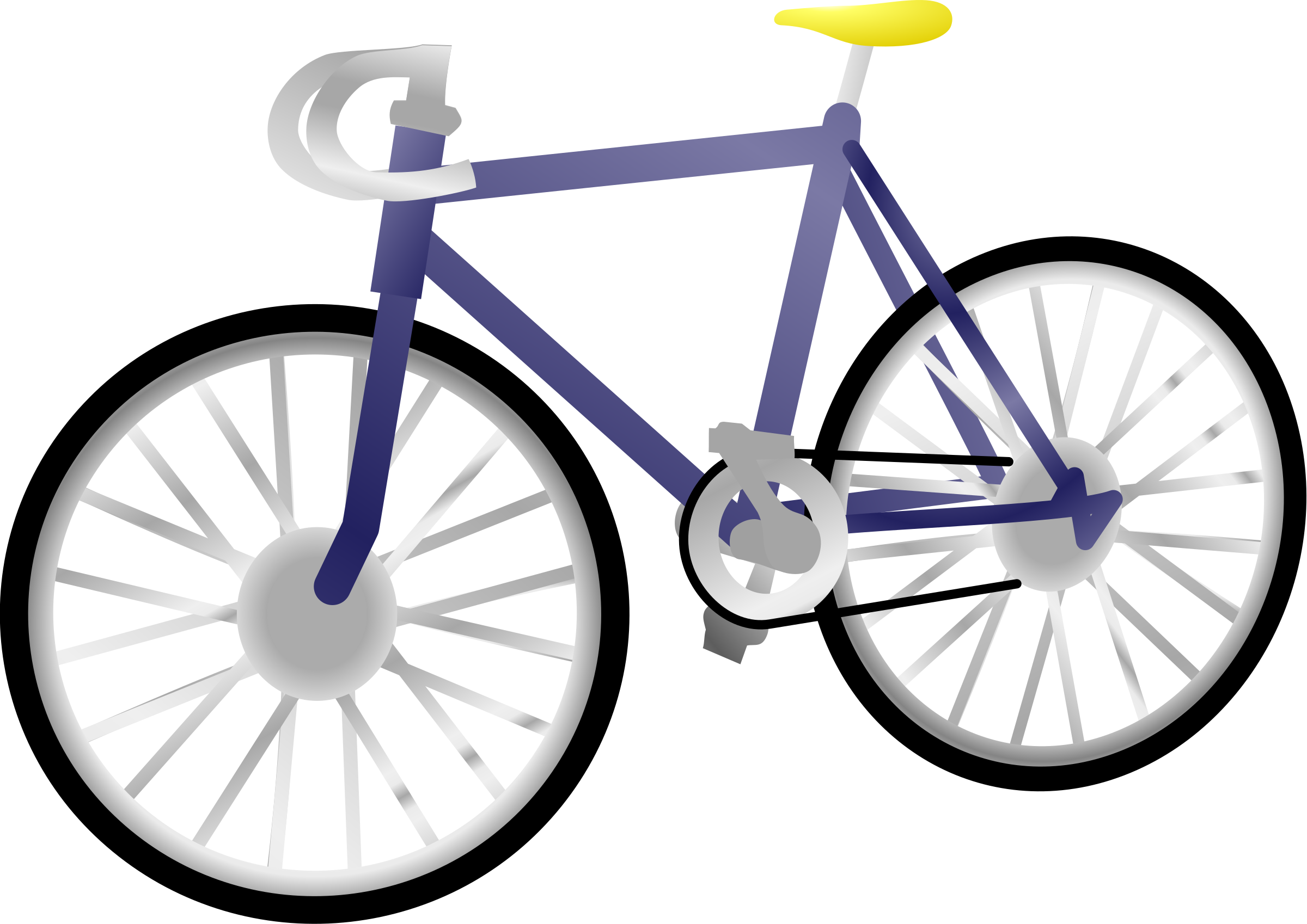 clipart bicycle public domain