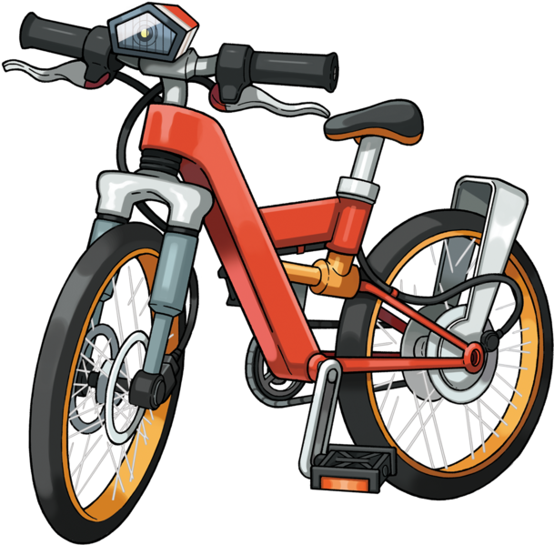 clipart bicycle red bike