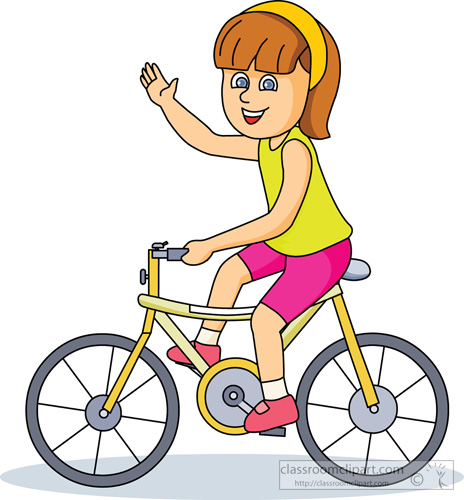 clipart bicycle rode