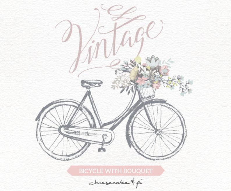 clipart bicycle rustic