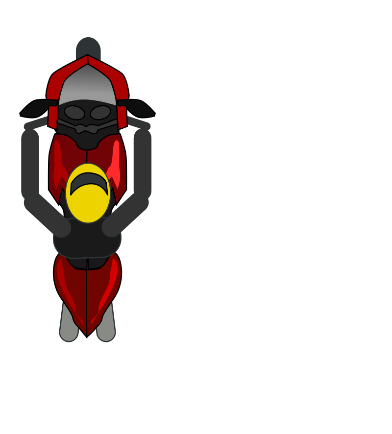 motorcycle clipart top view