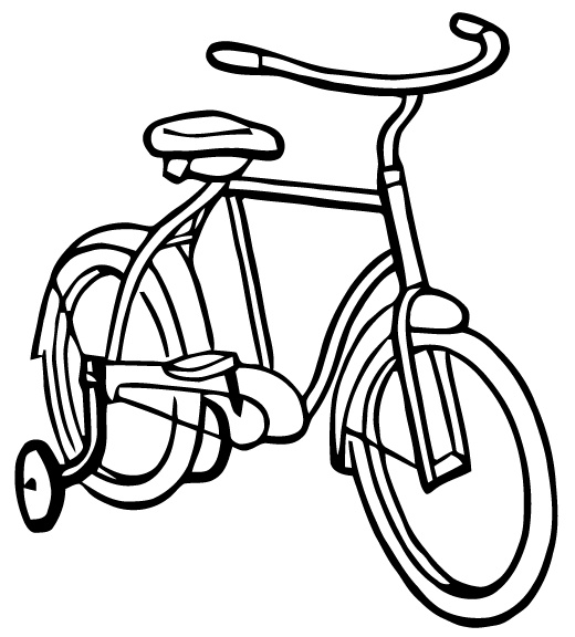 clipart bicycle training wheel clipart