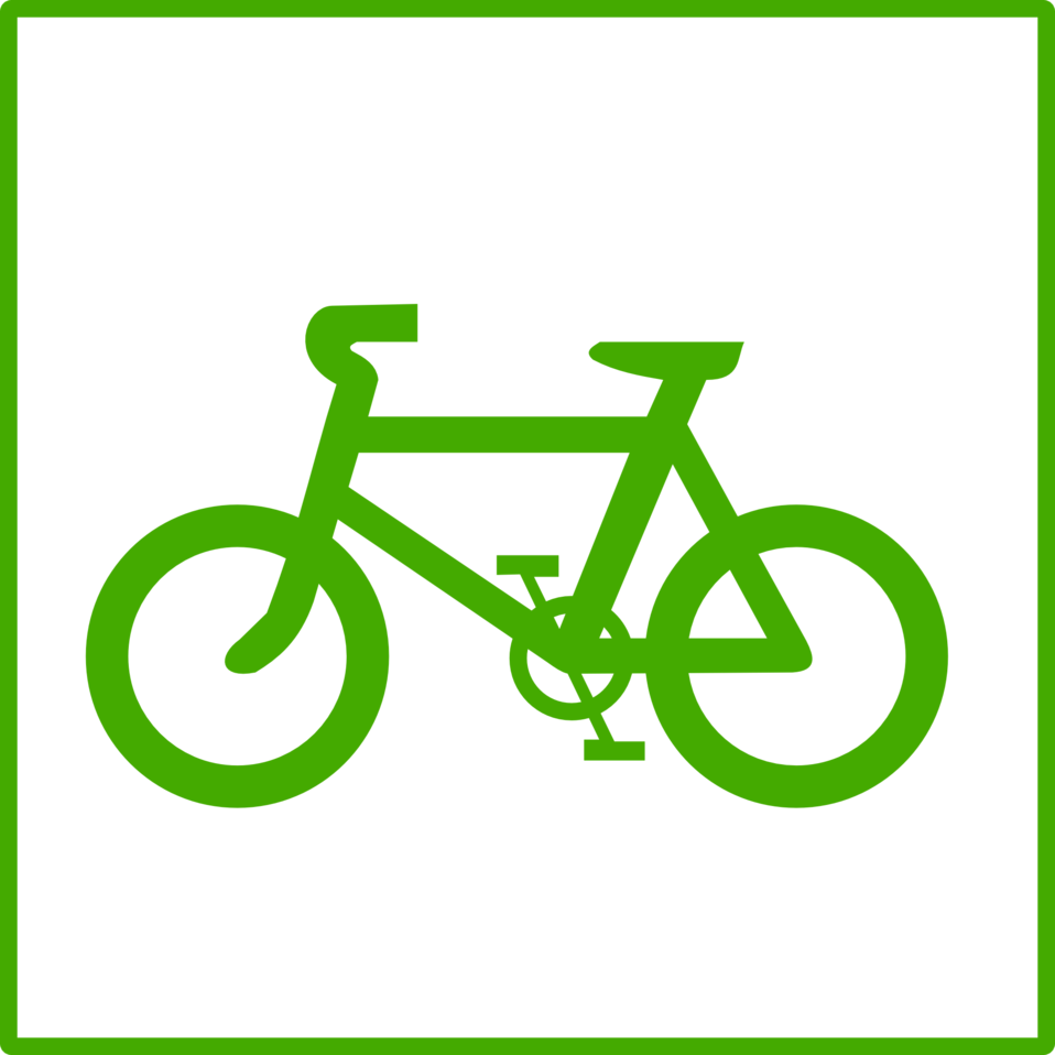 Public domain clip art. Clipart bicycle transportation