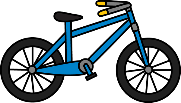 cycle clipart blue bicycle