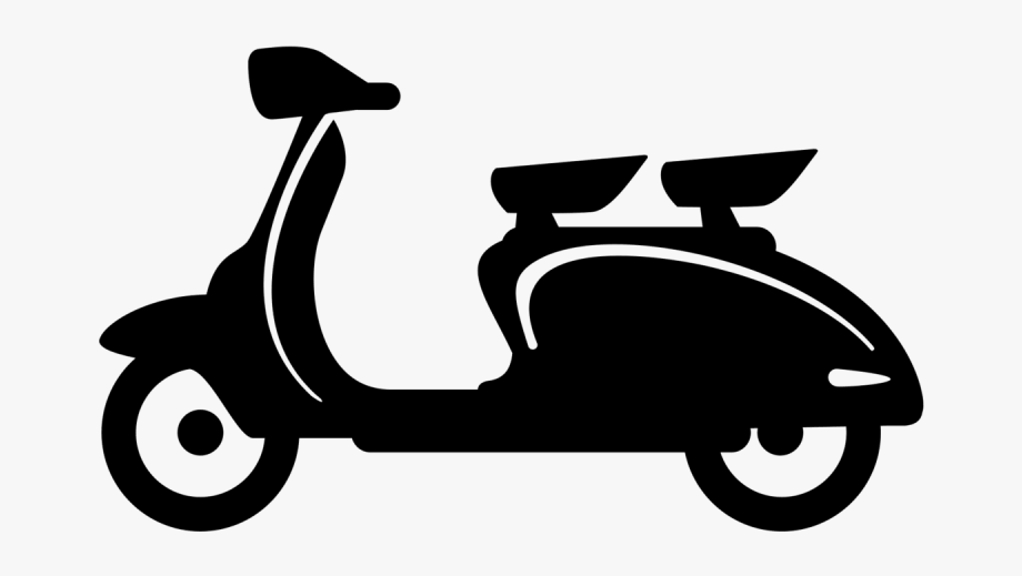 Complete motorcycle free . Scooter clipart scooter bike