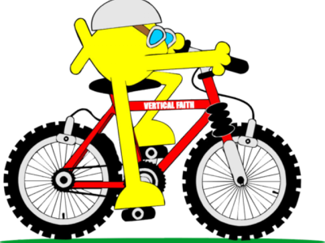 clipart bike cartoon