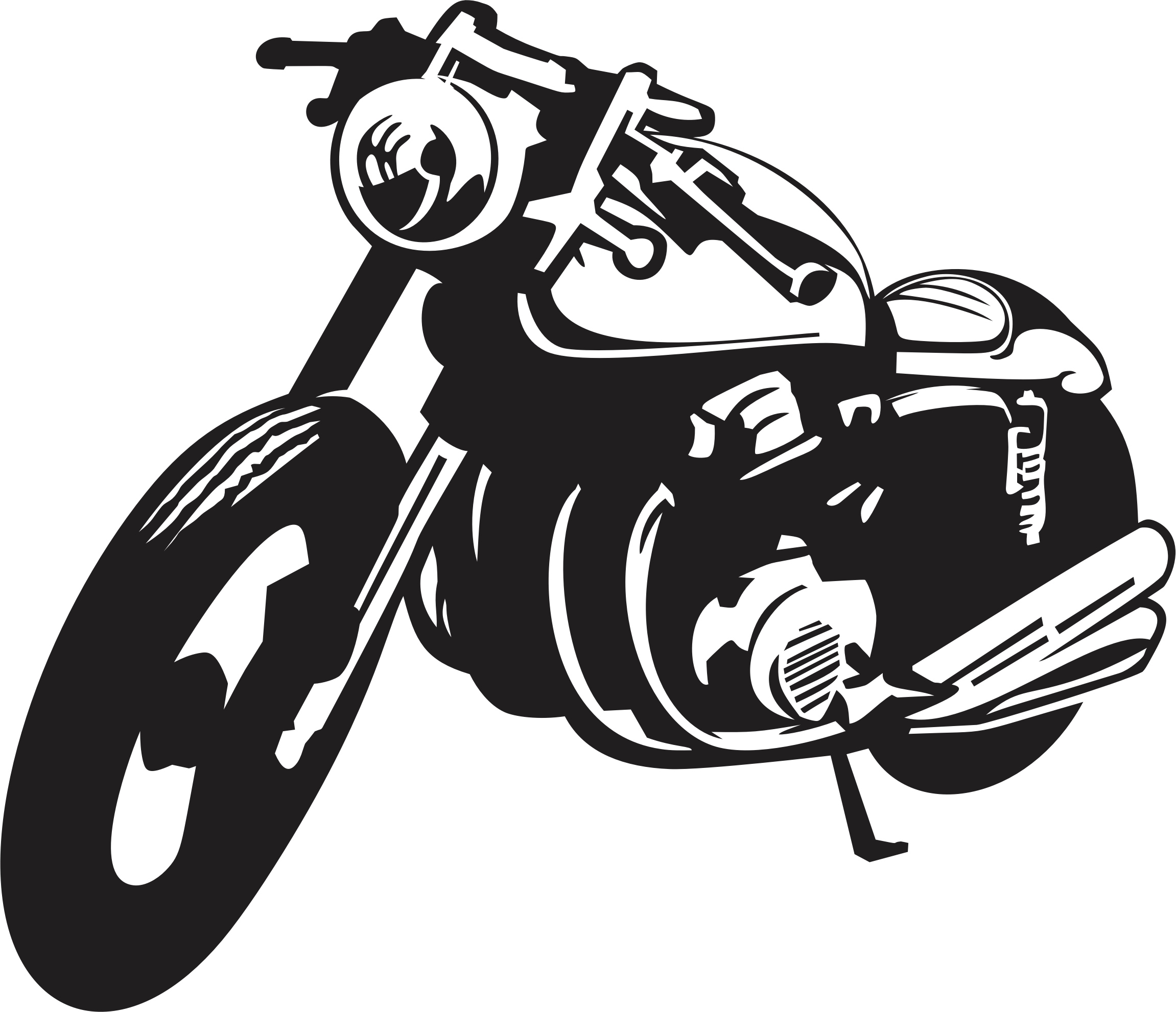 motorcycle clipart vintage motorcycle
