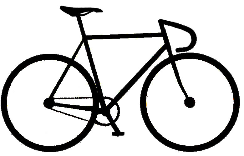clipart bike fixie bike