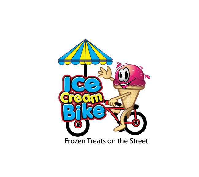 clipart bike ice cream