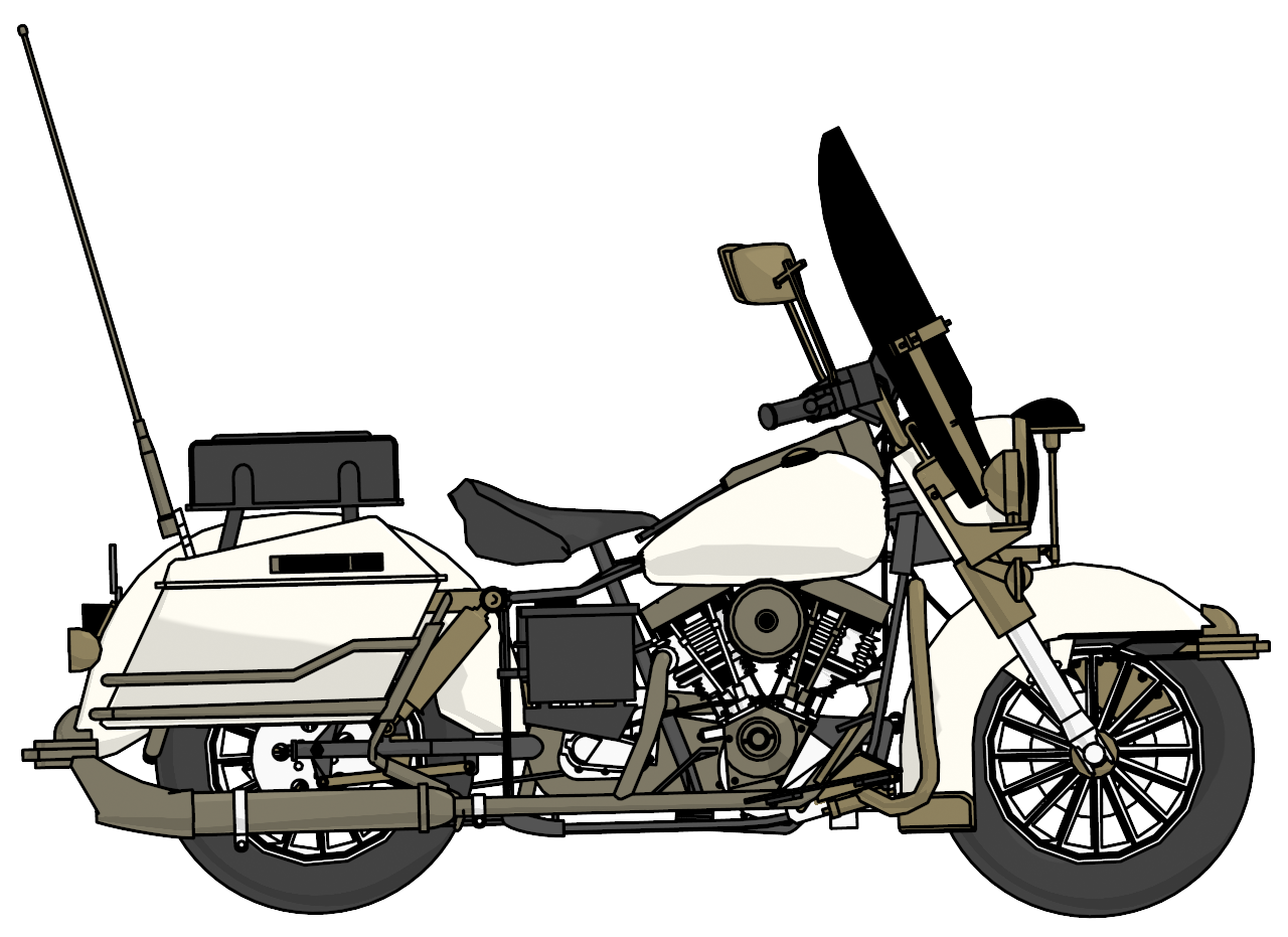 Police clipart wallpaper. Harley davidson motorcycle side
